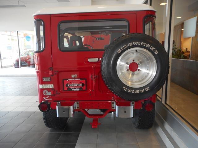 1972 Red Toyota Land Cruiser SUV