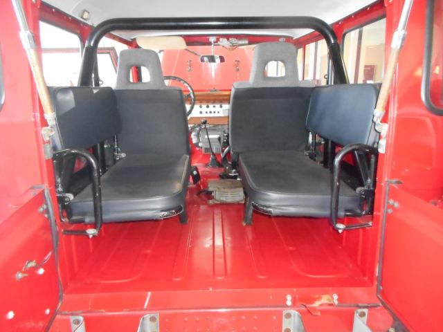 1972 Red Toyota Land Cruiser SUV