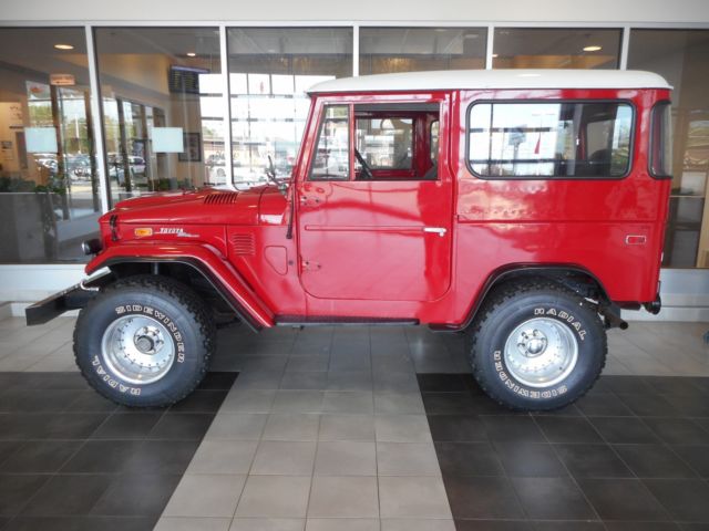 1972 Red Toyota Land Cruiser SUV