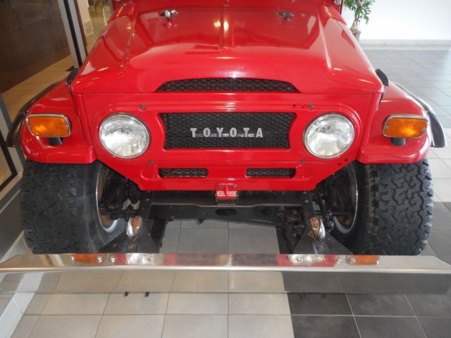 1972 Red Toyota Land Cruiser SUV