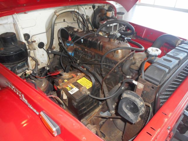 1972 Red Toyota Land Cruiser SUV