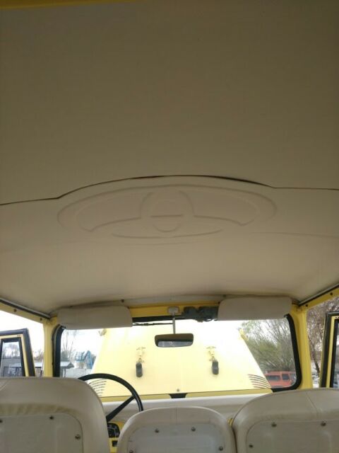 1972 Yellow Toyota Land Cruiser