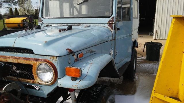 1972 Silver Toyota Land Cruiser