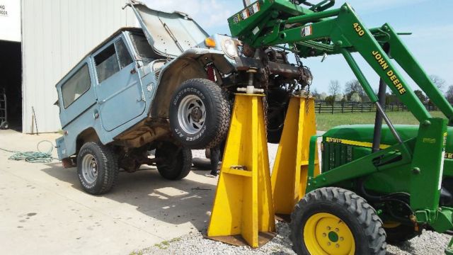 1972 Silver Toyota Land Cruiser