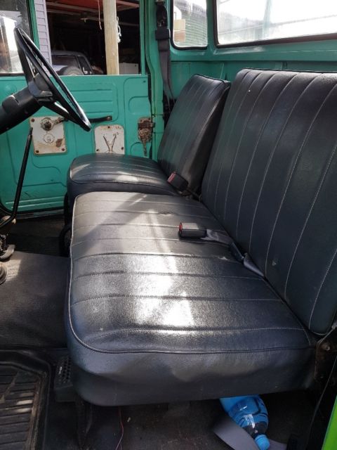 1972 green (has been painted) Toyota Land Cruiser pick up ute
