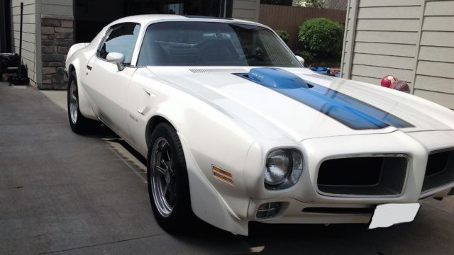 1972 White Pontiac Trans Am Coupe