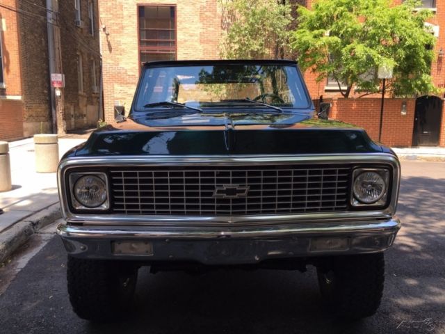 1972 Black Chevrolet K5 Blazer SUV