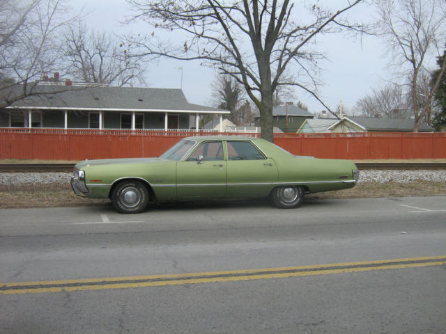 1972 Green Chrysler Newport Sedan