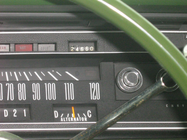 1972 Green Chrysler Newport Sedan