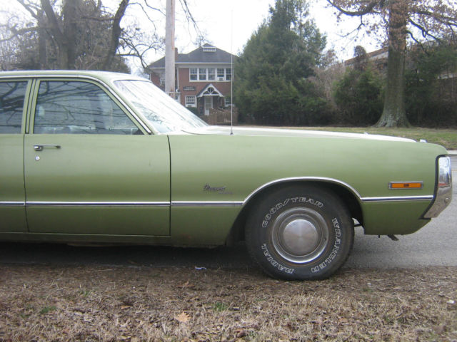 1972 Green Chrysler Newport Sedan