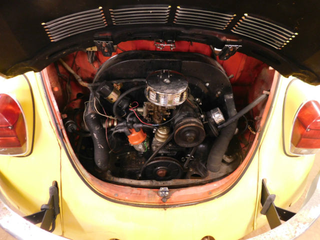 1972 Yellow Volkswagen Beetle - Classic Coupe