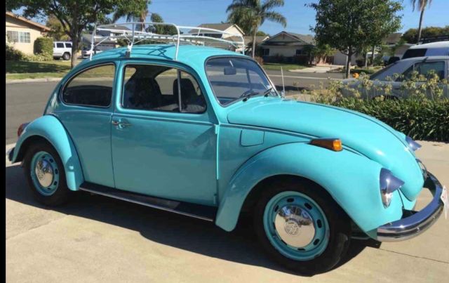 1972 Black Volkswagen Beetle - Classic