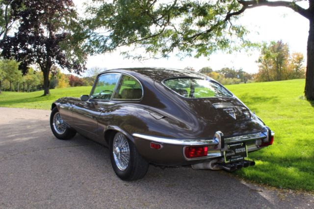 1972 Sable Brown Jaguar E-Type Coupe
