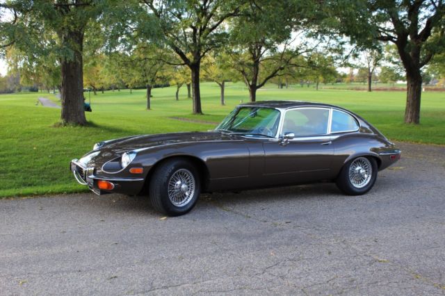 1972 Sable Brown Jaguar E-Type Coupe