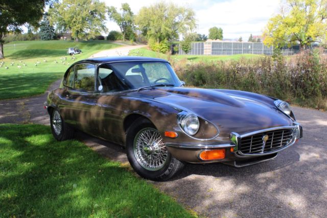 1972 Sable Brown Jaguar E-Type Coupe
