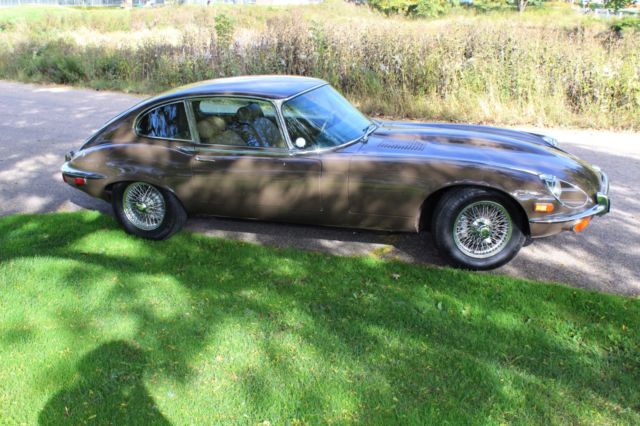 1972 Sable Brown Jaguar E-Type Coupe