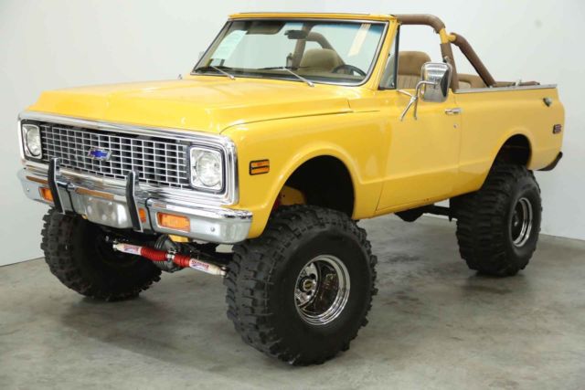 1972 Yellow Chevrolet Blazer