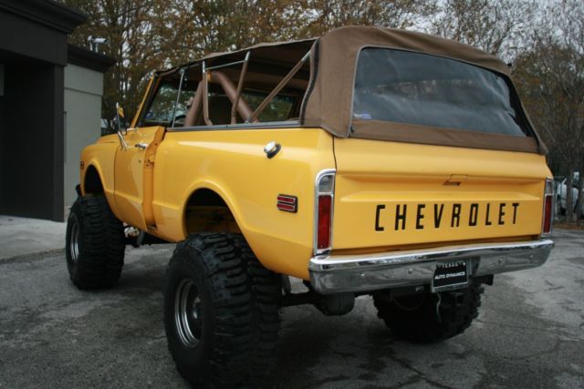 1972 Yellow Chevrolet Blazer
