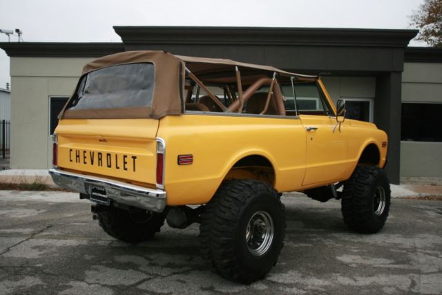 1972 Yellow Chevrolet Blazer