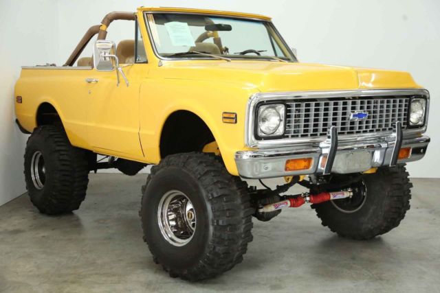 1972 Yellow Chevrolet Blazer