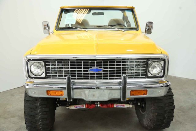 1972 Yellow Chevrolet Blazer