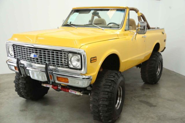 1972 Yellow Chevrolet Blazer