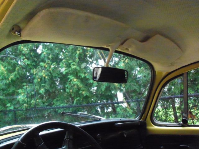 1972 Yellow Volkswagen Beetle - Classic