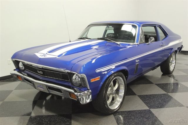 1972 Blue Chevrolet Nova