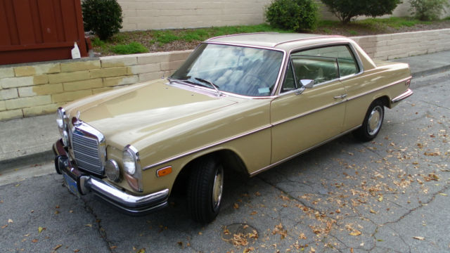 1973 Tan Mercedes-Benz 200-Series Coupe