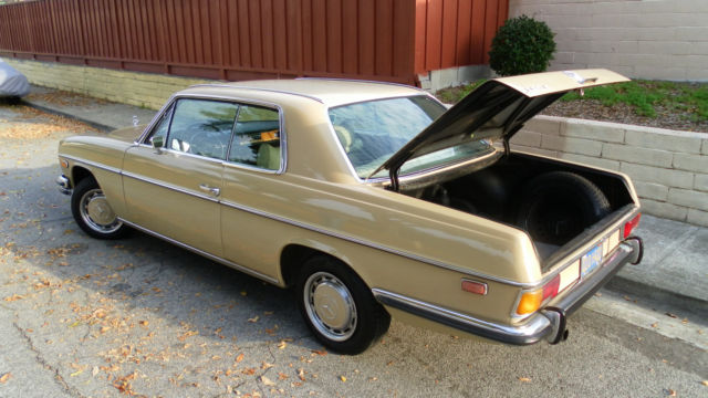1973 Tan Mercedes-Benz 200-Series Coupe