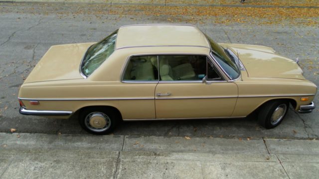 1973 Tan Mercedes-Benz 200-Series Coupe