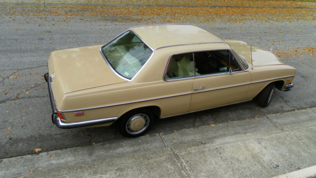 1973 Tan Mercedes-Benz 200-Series Coupe