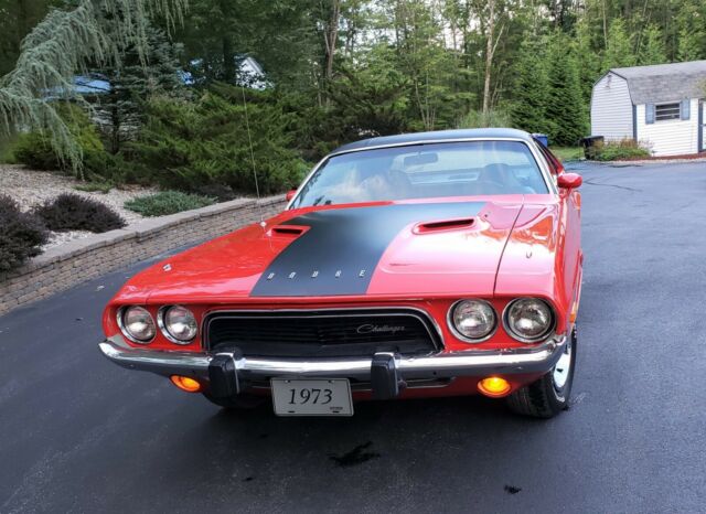1973 Red Dodge Challenger Coupe