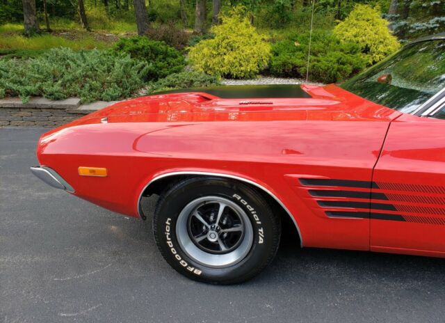 1973 Red Dodge Challenger Coupe