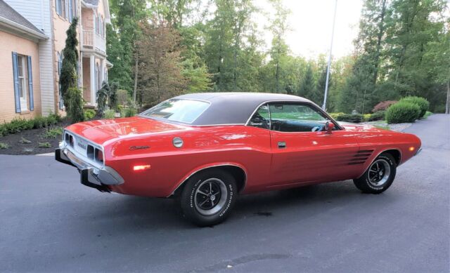 1973 Red Dodge Challenger Coupe