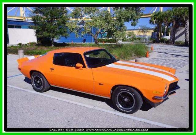 1973 Orange Chevrolet Camaro