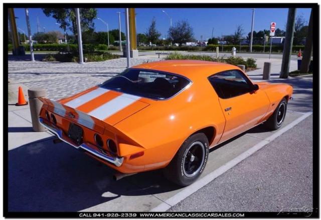 1973 Orange Chevrolet Camaro
