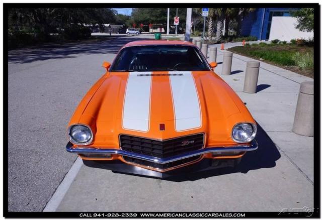 1973 Orange Chevrolet Camaro