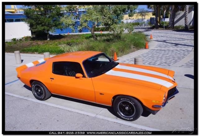 1973 Orange Chevrolet Camaro
