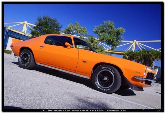 1973 Orange Chevrolet Camaro