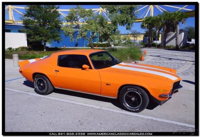 1973 Orange Chevrolet Camaro