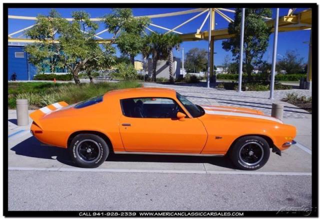 1973 Orange Chevrolet Camaro