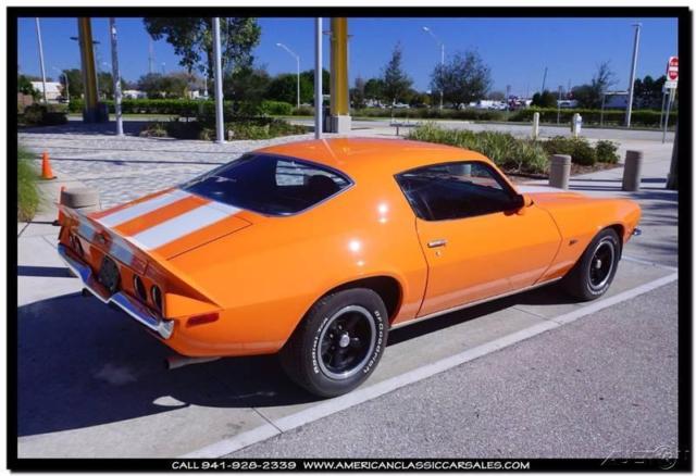 1973 Orange Chevrolet Camaro