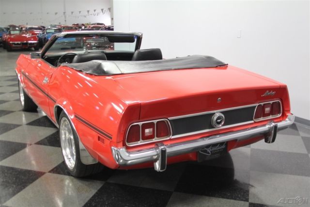 1973 Red Ford Mustang