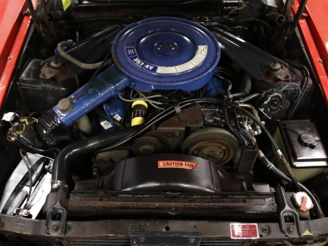 1973 Red Ford Mustang