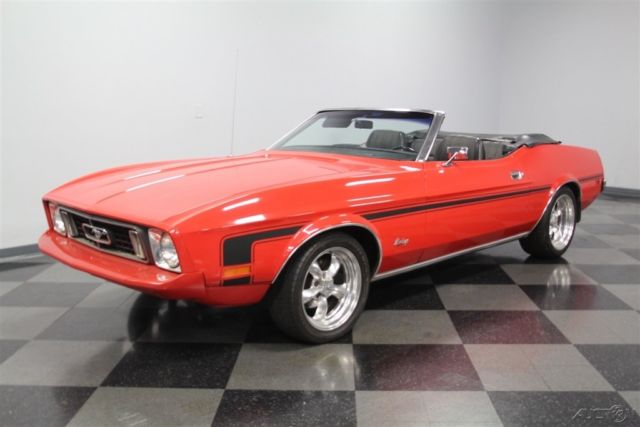 1973 Red Ford Mustang