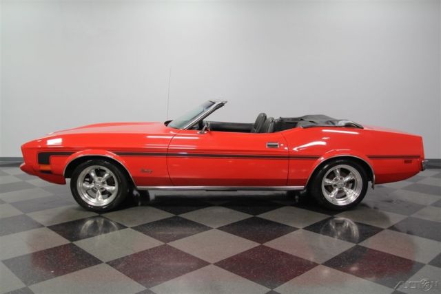 1973 Red Ford Mustang