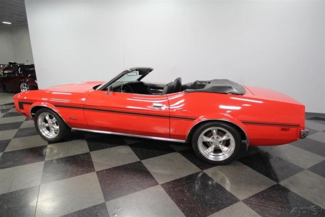 1973 Red Ford Mustang