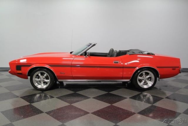 1973 Red Ford Mustang