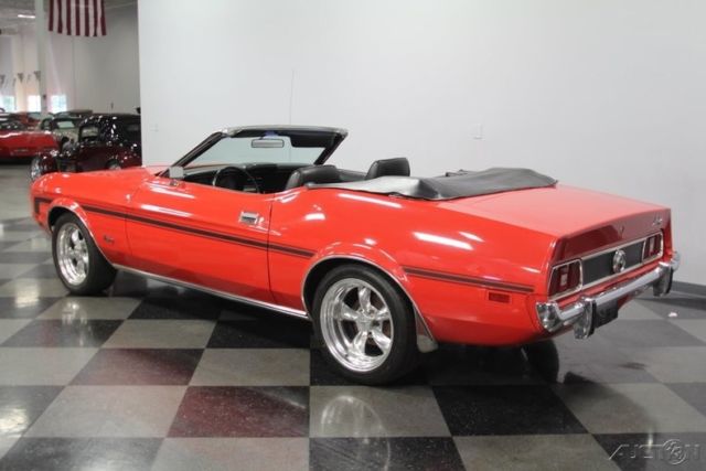 1973 Red Ford Mustang